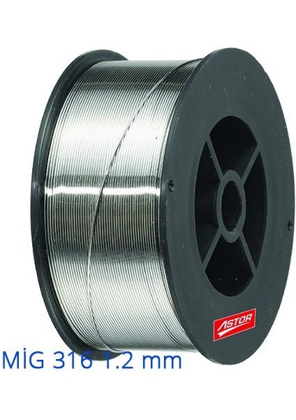 Mig 316 Paslanmaz Kaynak Teli 1.2 mm (12.5 kg Makara)