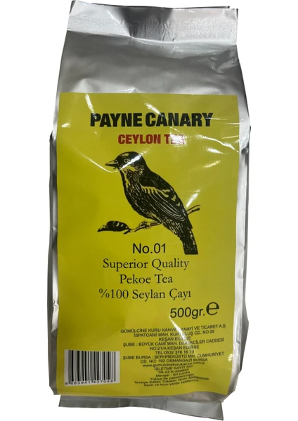 Payne Tea Sri Lanka Çayı 500 gr