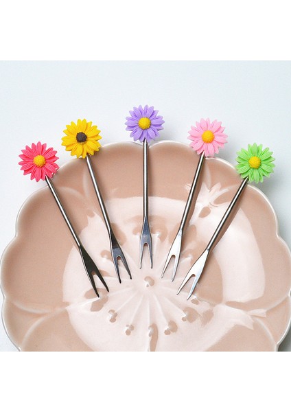 Meyve Çatalı 20PC-1SET Tarzı Masaüstü Aksesuar Bento Çatalı Papatya Çiçeği Meyve Çatalı Çikolata Füzesi Çatalı Donut Şekilli Meyve Büfesi Salyangoz Çatalı Ev Masaüstü Aksesuarı (Yurt Dışından) modelleri