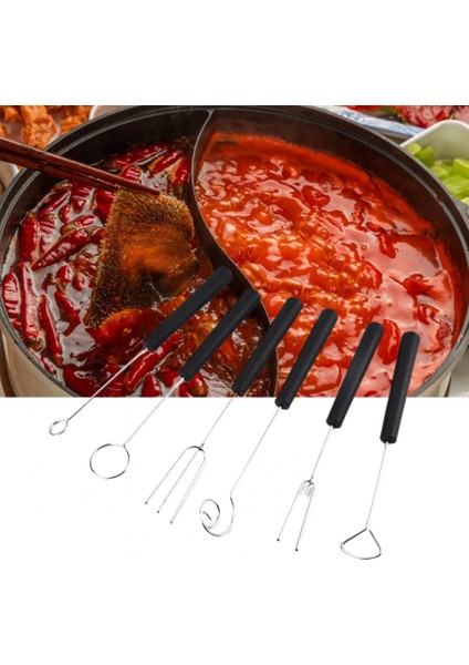 E Stili Dayanıklı Barbekü Çatalı 6 Stil Fondü Çatalı Pratik Aşınmaya Dayanıklı Çikolata Daldırma Aracı (Yurt Dışından) indirimleri