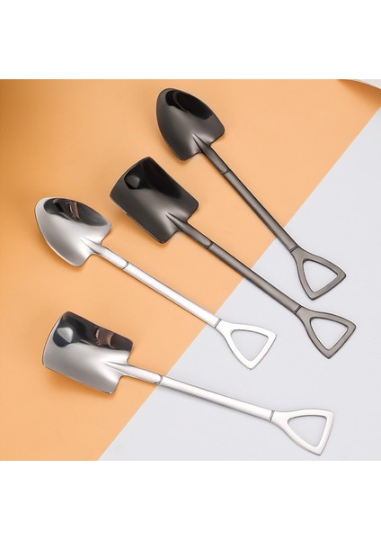 Silver2 Stili 304 Paslanmaz Çelik Tatlı Kaşığı Karpuz Kaşığı Dondurma Kaşığı Kahve Kaşığı Meyve Ucu Kürek Düz Kürek Mutfak Aksesuarları (Yurt Dışından) modelleri