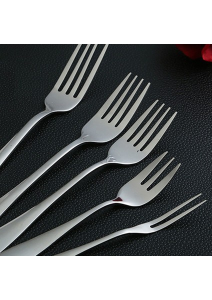 Bir Stil Paslanmaz Çelik Yemek Çatalı Gümüş Tatlı Çay Meyve Çatalı Batı Çatalı Masa Üstü Malzemeler Ev Mutfak Oteli Parti Için (Yurt Dışından) fırsatları
