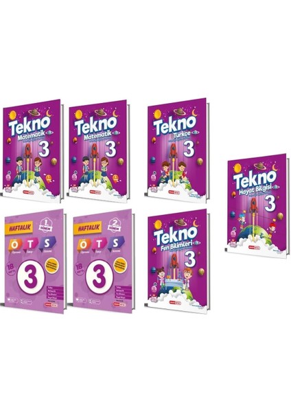 Tekno 3. Sınıf Tüm Dersler Seti