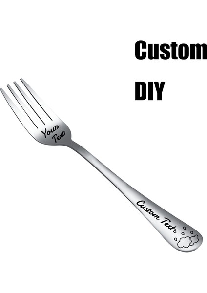 R-13 Tarzı Özel Tasarım Paslanmaz Çelik Hava Sembol Çatalı Ücretsiz Gravürlü Kişiselleştirilmiş Noel Hediyeleri Mutfak Aksesuarları Sofra Takımı Dekor (Yurt Dışından) fiyatları