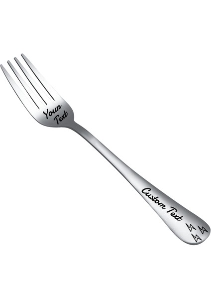 R-13 Tarzı Özel Tasarım Paslanmaz Çelik Hava Sembol Çatalı Ücretsiz Gravürlü Kişiselleştirilmiş Noel Hediyeleri Mutfak Aksesuarları Sofra Takımı Dekor (Yurt Dışından) fırsatları