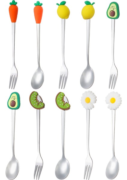No.3 Tarzı 1 Pc Mini Tatlı Kaşığı Paslanmaz Çelik Kaşık Çatal Dondurma Kahve Karıştırıcı Kaşık Çay Kaşığı Meyve Çatalı Mutfak Yemek Takımı (Yurt Dışından) indirimleri