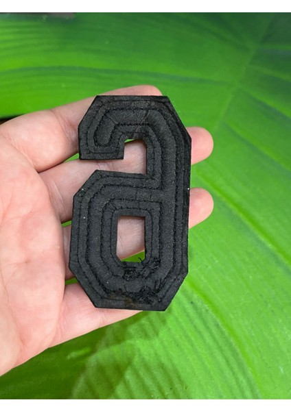 8x4 cm Deri Siyah 6 Veya 9 Rakamı Arma Dikiş Aplike fiyatları