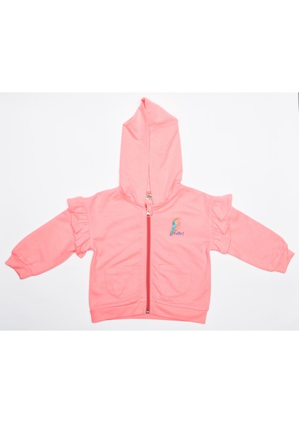 SBK-1106 Kız Bebek Fermuarlı Sweatshirt