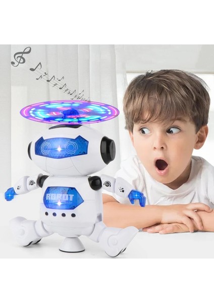 Dans Eden Robot Pervaneli Sesli Işıklı 20 cm