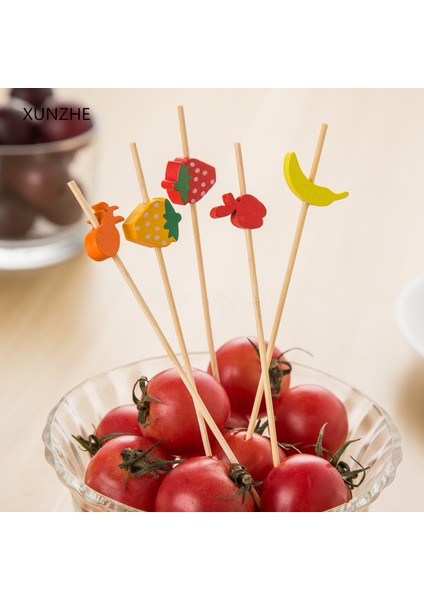 No.9 Tarzı Yeni 12CM Çanta Tek Kullanımlık Noel Meyve Çatalı Yaratıcı Kokteyl Işareti Pastane Süs Işareti Ktv Parti Barı (Yurt Dışından)
