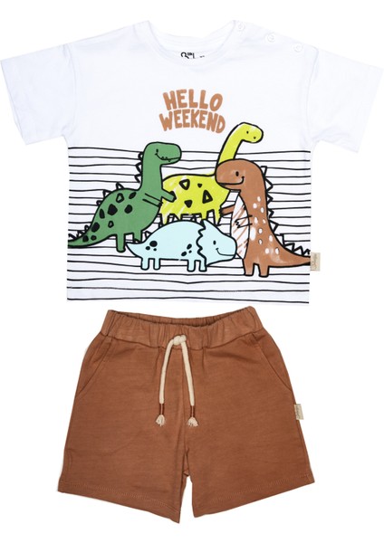 SBE-1076 Serbend Erkek Bebek T-Shirt Şort Takım