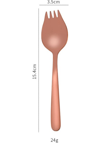Siyah Stil 1 Adet Paslanmaz Çelik Çatal Kaşık Uzun Sap Ev Taşınabilir Öğrenci Yaratıcı Meyve Salatası Kaşığı Çok Fonksiyonlu Batı Sofra Takımı (Yurt Dışından) indirimleri