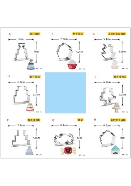 C Stili Kek Şeker Kurabiye Kesici Kalıp Paslanmaz Çelik Kurabiye Kalıbı Dıy Kek Kalıbı Meyve Kesme Kalıbı Fırın Aksesuarları (Yurt Dışından) modelleri