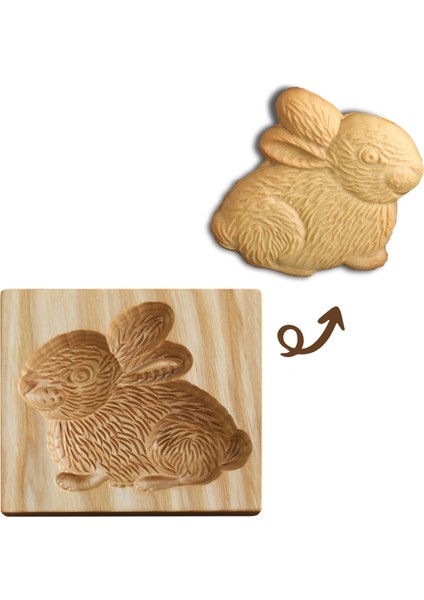 H Tarzı Fırın Kalıbı Kurabiye Kalıbı 3D Ahşap Zencefilli Kurabiye Kalıpları Mutfak Kendin Yap Kurabiye Kesici Mutfak Aksesuarları Fırın Pastası Süsleme (Yurt Dışından)
