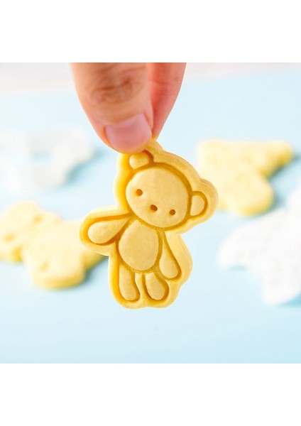 E2336-B Stili 3D Hayvan Kurabiye Kesici Dıy Ayı Fondan Damga Kabartma Kalıbı Bebek Duşu Için Kurabiye Kalıbı Pasta Süsleme Araçları (Yurt Dışından)