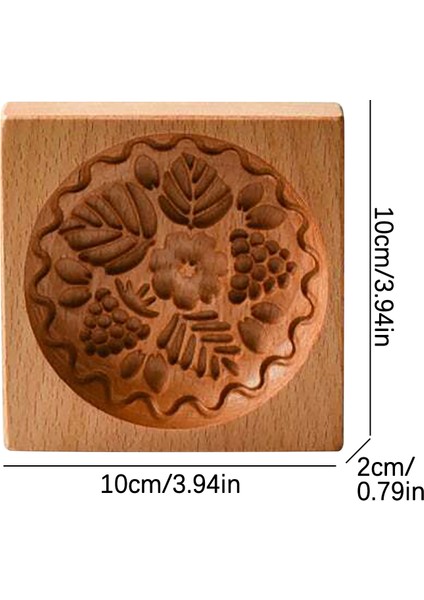 D Stili 3D Kendin Yap Kurabiye Kesme Zencefilli Kurabiye Kabartma Kurabiye Kalıpları Ahşap Fırın Oymalı Kalıp Fırıncılık Aksesuarları Pasta Araçları (Yurt Dışından)