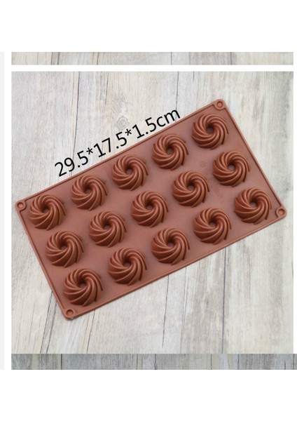 15- Kurabiye Stili Silika Jel 15 Sakız Whirlpool Hoff Model Donut Kurabiye Kek Bisküvi (Yurt Dışından)