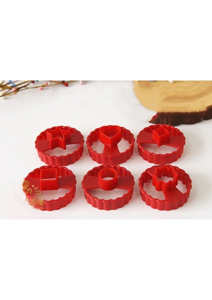 1 Adet S Tarzı Yeni Çok Fonksiyonlu Kurabiye Kesici Pasta Süsleme Kalıpları Kesici Aracı Linzer Fudge Hamur Dekorasyon Fırın Aracı Dıy Kalıp - 6 Parça (Yurt Dışından)