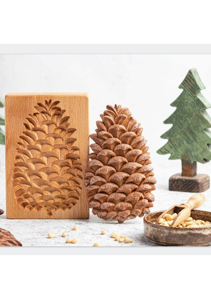No.5 Tarzı Ahşap Kurabiye Kalıbı Kesici 3D Pasta Kabartma Kalıbı Ahşap Zencefilli Kurabiye Kalıpları Basın Gül Çiçeği Kesici Fırın Aracı (Yurt Dışından)