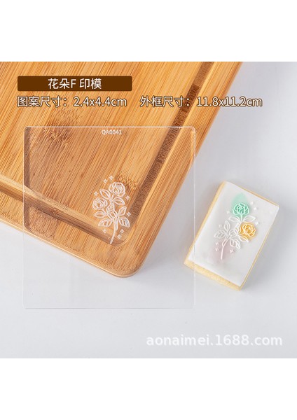 QA0038 Stili Kek Dekorasyon Aracı Akrilik Çiçek Fondan Şeker El Sanatı Kurabiye Baskı Damga Kabartma 3D Karikatür Kurabiye Kalıbı Kek Kurabiye Kesici (Yurt Dışından) modelleri
