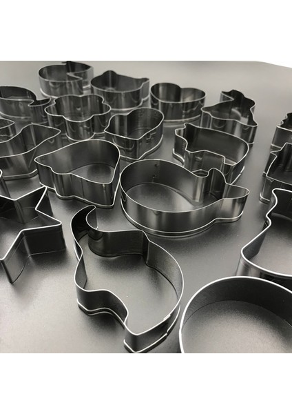 Bxg 10 Stili 21 Çeşit Paslanmaz Çelik 3D Kurabiye Kesici Hayvan Bisküvi Kek Kalıp Mutfak Aksesuarı Hamur Işleri Kalıbı Pasta Süsleme Aracı (Yurt Dışından)