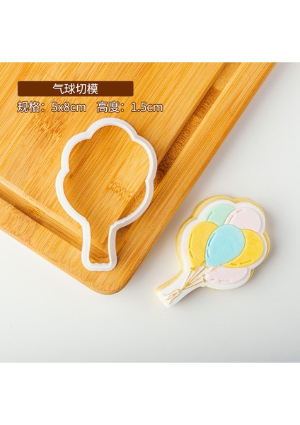 PC0088 Stili Pasta Süsleme Aracı Pasta Kurabiye Pres Damga Bebek Duşu Mutlu Doğum Günü Kesici Akrilik Fondan Şeker El Sanatları Hamur Kalıbı (Yurt Dışından)