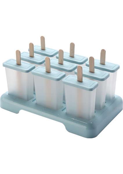 Yeşil Stil Büyük Boy Silikon Dondurma Kalıbı Popsicle Kalıpları Kendi Yapımı Tatlı Dondurucu Meyve Suyu Dondurma Kalıbı Stick'ler (Yurt Dışından) fırsatları