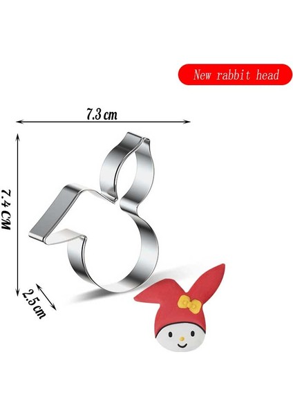 L Tarzı 3D Metal Paslanmaz Çelik Kurabiye Kesici Noel Şeker Şekli Kek Kalıbı Kek Dekorasyon Araçları Kek Şablon Kalıp Fırın Fondan (Yurt Dışından)