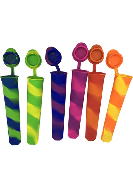 No.6 Tarzı Yaz Dondurma Kalıbı Mutfak Aksesuarları - Yoğurt Jöleli Lolipop Kalıbı - Buzlukta Dıy Gıda Kalitesi Silikon Popsicle Yapıcı (Yurt Dışından) indirimleri