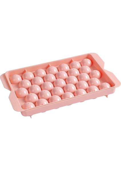 B Pembe Tarzı Plastik Kalıplar Buz Tepsisi Yaratıcı Yuvarlak Buz Küpü Kalıbı Buzdolabı Küresel Buz Kutusu Büyük Buz Kalıbı Buz Kutusu Mutfak Kendin Yap Araçları (Yurt Dışından)