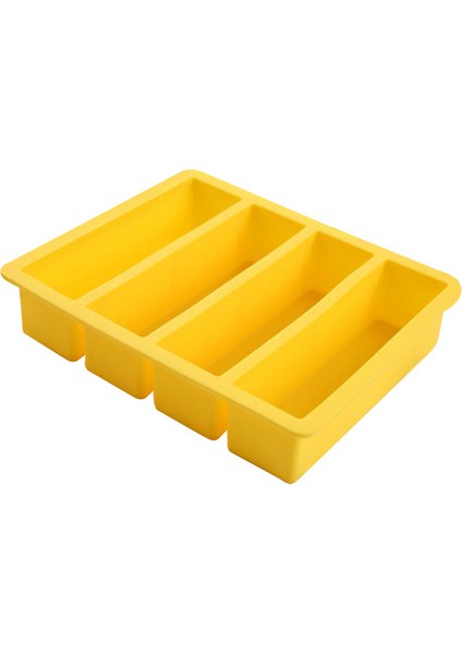 Sarı Stil Yeniden Kullanılabilir Silikon Buz Kalıbı Bpa Free Gıda Sınıfı Silikon Buz Küpleri- Uzun Buz Kalıbı Tray (Yurt Dışından)