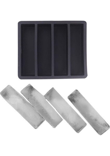 Sarı Stil Yeniden Kullanılabilir Silikon Buz Kalıbı Bpa Free Gıda Sınıfı Silikon Buz Küpleri- Uzun Buz Kalıbı Tray (Yurt Dışından)