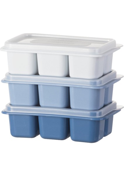 3 Adet Tarzı 6 Gözlü Buz Küpü Kalıbı Pp Küp Yapıcı Form Kek Blok Jöle Puding Çikolata Kalıpları Kolay Çıkarılabilir Buz Tepsileri Solmaya Karşı Dirençli (Yurt Dışından)