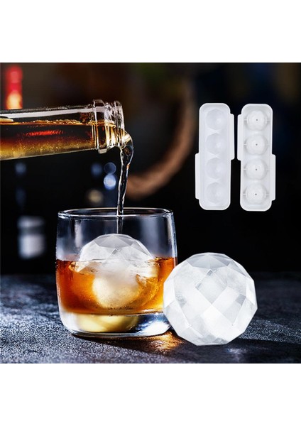 4 Delikli Stil 4 Kavite Dondurma Kalıbı Çikolata Kalıp Tepsisi Buz Kalıbı 3D Silikon Kalıp - (Yurt Dışından)