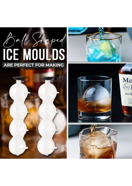 1 Adet Tarzı 4 Toplu Buz Topu Kalıbı Kutu Küp Yapıcı Kalıplar Kolay Çıkarılabilir Buz Tepsileri Solmaya Dayanıklı Buz Şeker Kek Puding Çikolata Kalıp (Yurt Dışından) fırsatları