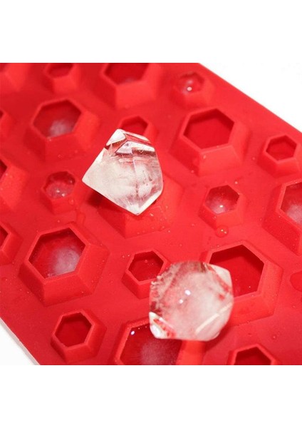 D Stili 3D Elmas Taşlı Soğuk Buz Küpü Çikolata Sabun Tepsi Kalıbı Silikon Kalıp Küp Kalıplar Fodant Buz R7B1 (Yurt Dışından) fiyatları
