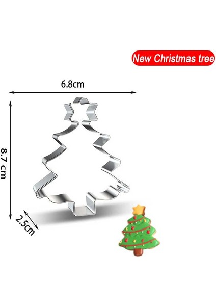 T Stili Çok Şekilli Kurabiye Kalıpları Kalıpları Araçları Fondan Kurabiye Kesici Kalıp Pastane Pasta Şekilleri Noel Mutfak Fırınlama Dekorasyon Araçları (Yurt Dışından)