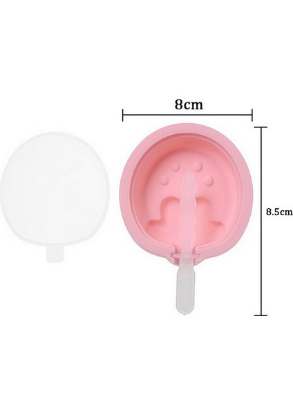 C-3 Stili 4 Hücreli Büyük Boy Silikon Dondurma Kalıbı Popsicle Kalıpları Dıy Ev Yapımı Tatlı Derin Dondurucu Meyve Suyu Dondurma Yapıcı Kalıp Çubuklarıyla (Yurt Dışından)