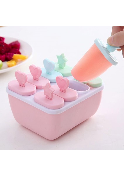C2 Stili M Beden 8 Hücreli Silikon Kalıplar Dondurma Çikolata Kalıpları Buz Küpü Tepsisi Gıda Güvenli Popsicle Yapıcı Kendi Yapımı Dondurucu Dondurma Kalıbı (Yurt Dışından)