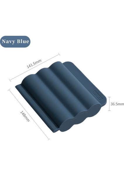 Lacivert Tarzı Yeni Tarz Gıda Sınıfı Silikon Dondurma Kalıbı Ev Yapımı Dondurulmuş Küpler Mutfak Aksesuarları (Yurt Dışından)