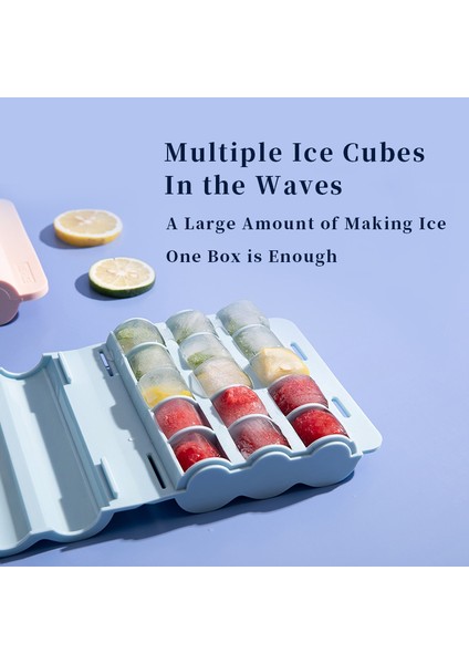 Lacivert Tarzı Yeni Tarz Gıda Sınıfı Silikon Dondurma Kalıbı Ev Yapımı Dondurulmuş Küpler Mutfak Aksesuarları (Yurt Dışından) fiyatları