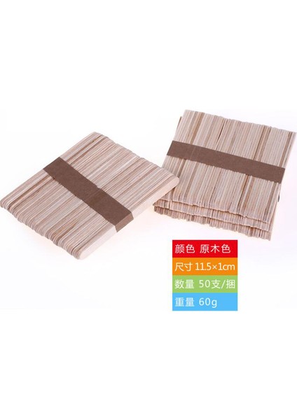 11.5X1CM Tarzı Ahşap El Sanatları Dondurma Çubukları Pop Buzlu Çubuklar Doğal Ahşap Kek Araçları Dıy Çocuklar El Işi Sanat Oyuncakları Buz Kalıbı (Yurt Dışından)
