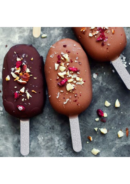 Gümüş Tarzı Akrilik Dondurma Çubukları Popsicle Çubuk Çocuklar Dıy Dondurma Çubukları El Sanatları Popsicle Çubuk Kalıbı Pasta Üstü - E Ticaret Için (Yurt Dışından) modelleri