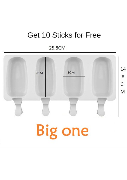 Gri Stil Silikon Dondurma Kalıbı Buz Küpü Tepsisi Popsicle Varil Kendin Yap Kalıp Tatlı Dondurma Kalıbı Popsicle Kalıbı Dondurma Silikon Kalıp (Yurt Dışından)