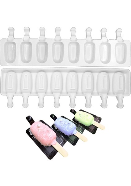 Gri Stil Silikon Dondurma Kalıbı Buz Küpü Tepsisi Popsicle Varil Kendin Yap Kalıp Tatlı Dondurma Kalıbı Popsicle Kalıbı Dondurma Silikon Kalıp (Yurt Dışından) indirimleri