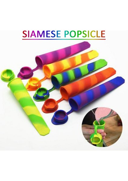 No.1 Tarzı Yaz Dondurma Kalıbı Mutfak Aksesuarları - Yoğurt Jöleli Lolipop Kalıbı - Buzlukta Dıy Gıda Kalitesi Silikon Popsicle Yapıcı (Yurt Dışından) fiyatları
