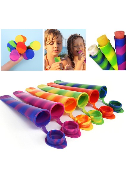No.1 Tarzı Yaz Dondurma Kalıbı Mutfak Aksesuarları - Yoğurt Jöleli Lolipop Kalıbı - Buzlukta Dıy Gıda Kalitesi Silikon Popsicle Yapıcı (Yurt Dışından) modelleri
