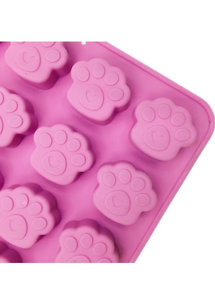 Yeni Buz Kalıbı 16 Delik Sevimli Evcil Kedi Köpek Patileri Silikon Kalıp Kurabiye Çikolata Sabun Kalıbı Kendin Yap Pasta Süsleme Araçları (Yurt Dışından) modelleri