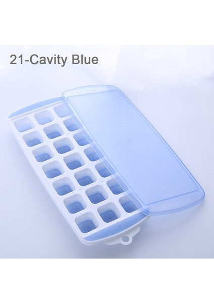 21-Boşluk Mavi Stili 36 Kavite Gıda Kalitesi Silikon Kalıp Buz Küpü Tepsisi, Kendin Yap Buz Küpü Yapıcı (Yurt Dışından)