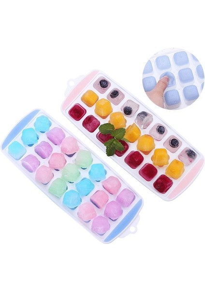 21-Boşluk Mavi Stili 36 Kavite Gıda Kalitesi Silikon Kalıp Buz Küpü Tepsisi, Kendin Yap Buz Küpü Yapıcı (Yurt Dışından) fiyatları